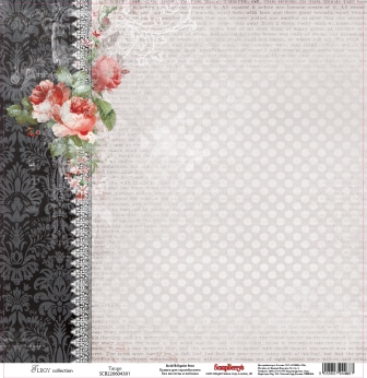 Single-sided Paper Set (12*12-180GSM) Elegy - Tango , 1 Sheet