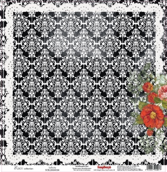 Single-sided Paper Set (12*12-180GSM) Elegy - Infinity , 1 Sheet