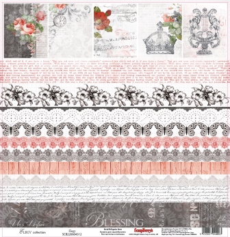 Single-sided Paper Set (12*12-180GSM) Elegy - Elegy , 1 Sheet