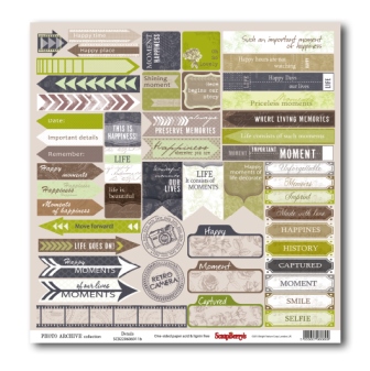 Single-sided Paper Set Photo Archive - Details (12*12–190GSM), 10 Sheet Pack