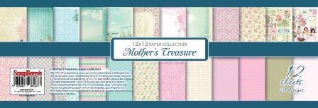 Paper Collection Set Mother's Treasure (12*12 – 190GSM), 12 Sheets
