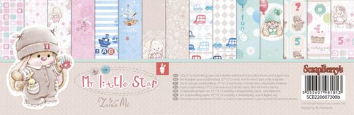 Paper Collection Set My Little Star (12*12–190GSM), 9 Sheets