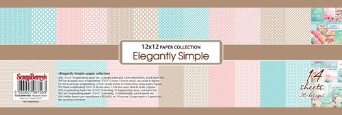 Paper Collection Set Elegantly Simple (12*12–190GSM), 10 Sheet Pack