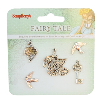 Metal charms set Fairy Tale 2