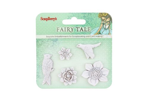 Set polymer items Fairy Tale. Birds JH-13B5967-1