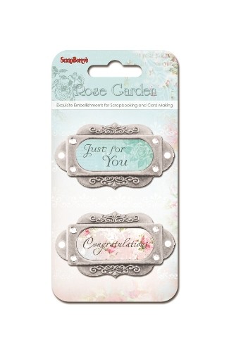 Set with metal frames 