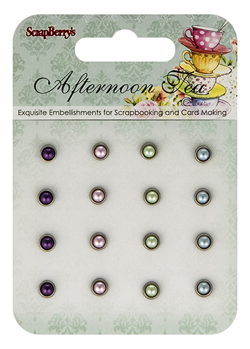 Pearl brads Afternoon Tea, 16 pcs (clr 30)