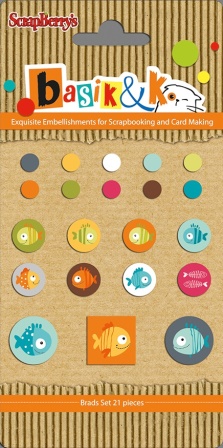 Set of brads 21 pcs Basik&K 1