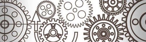 Transparent plastic tape GEAR-WHEEL 15mm*10m