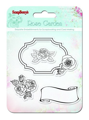 Set of stamps 10,5*10,5cm Rose garden SCB4901008