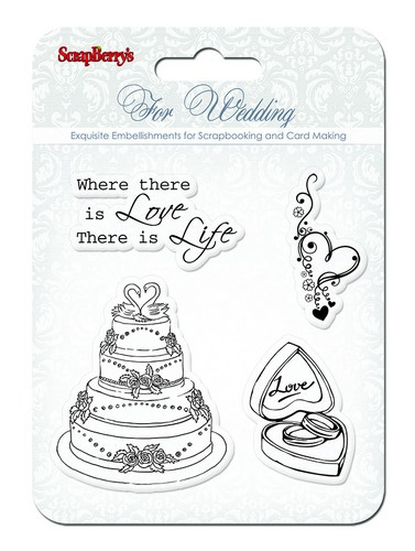 Set of stamps 10,5*10,5cm Wedding SCB4901011b