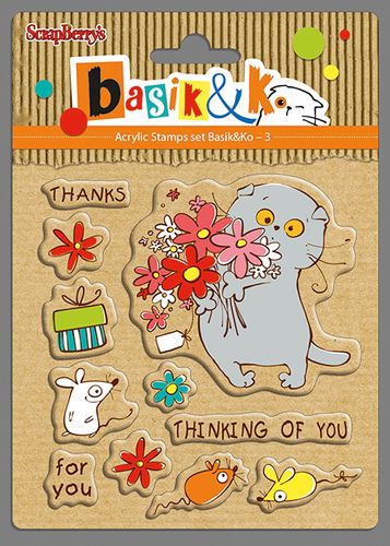 Set of stamps 10,5*10,5cm Basik 