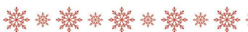 Craft/Washi Tape, with Red Snowflakes Print (15mm*8m) (clr 80)