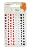 Adhesive gems 120pcs/4 colors, Elegy