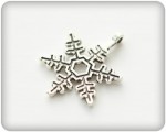 Charms set Classic Snowflake 18*21mm, 10 pcs