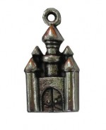 Charms set Fairytale Castle 14*28mm, 5 pcs