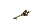 Metal charms set ROYAL KEY 19*57mm, 5pcs, bundle