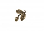 Metal charms set LEAVES 24*27mm, 10pcs, bundle