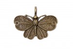 Metal charms set BUTTERFY 32*42mm, 5pcs, bundle