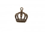 Metal charms set CROWN 24*20mm, 10pcs