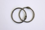 Album metal rings 35mm SILVER, 2pcs