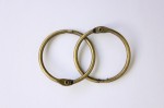 Album metal rings 25mm ANTIQUE-BRASS, 2pcs