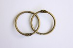 Album metal rings 35mm ANTIQUE-BRASS, 2pcs