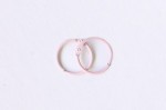 Album metal rings 20mm PINK, 2pcs