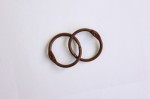 Album metal rings 20mm BROWN, 2pcs
