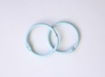 Album metal rings 35mm BLUE, 2pcs