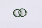 Album metal rings 20mm GREEN, 2pcs
