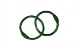 Album metal rings 30mm GREEN, 2pcs