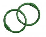 Album metal rings 50mm GREEN, 2pcs
