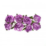 Paper Flowers – Rose – Lilac (8 Pieces Per Pack)