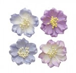 Gardenia mix pink, set 4 pcs, dia 5cm
