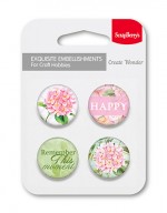 Set of embellishments № 3 Happy (clr 30)