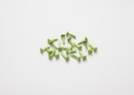 Brads, 50 pcs, green