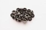 Set of eyelets 4.8 mm, 25 pcs, silver