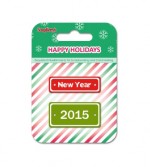 Metal Frames Happy Holidays, 2 pcs (clr 90)