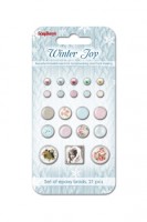 Brads set Winter Joy, 21pcs
