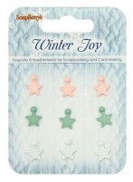 Set of stars Winter Joy, 9 pcs