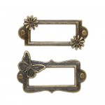 Set of frames, antique gold