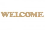 Wooden lettering * WELCOME * on hooks 35x4.5cm
