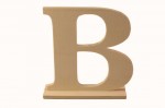 Wooden letter * B * 15.5x4x15сm (clr 90)