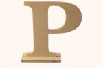 Wooden letter * P * 14.5x4x15сm (clr 90)