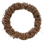 Vine rattan wreath, 25cm