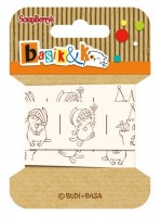 Printed cotton ribbon Basik&K, Knight, 20mm, 2 m