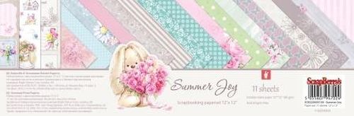 Paper Collection Set Summer Joy (12*12-180GSM), 11 Sheets
