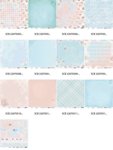 Scrapbooking paper set 12