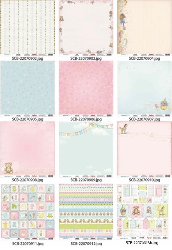 Scrapbooking paper set 12